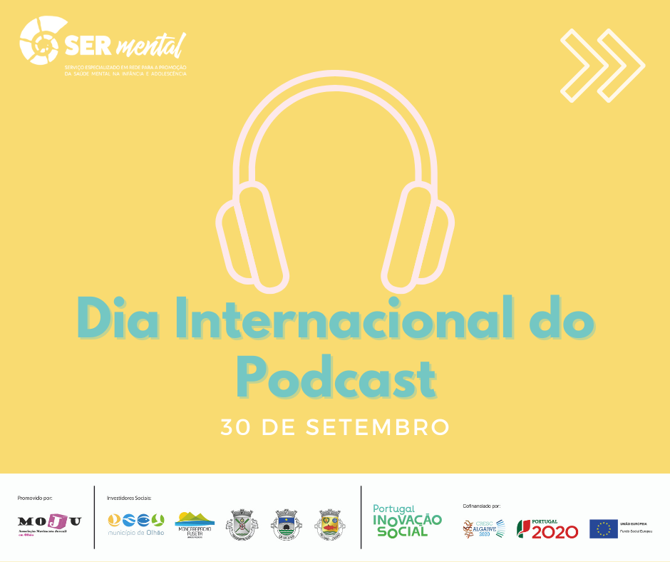 Capa do Dia Internacional do Podcasts